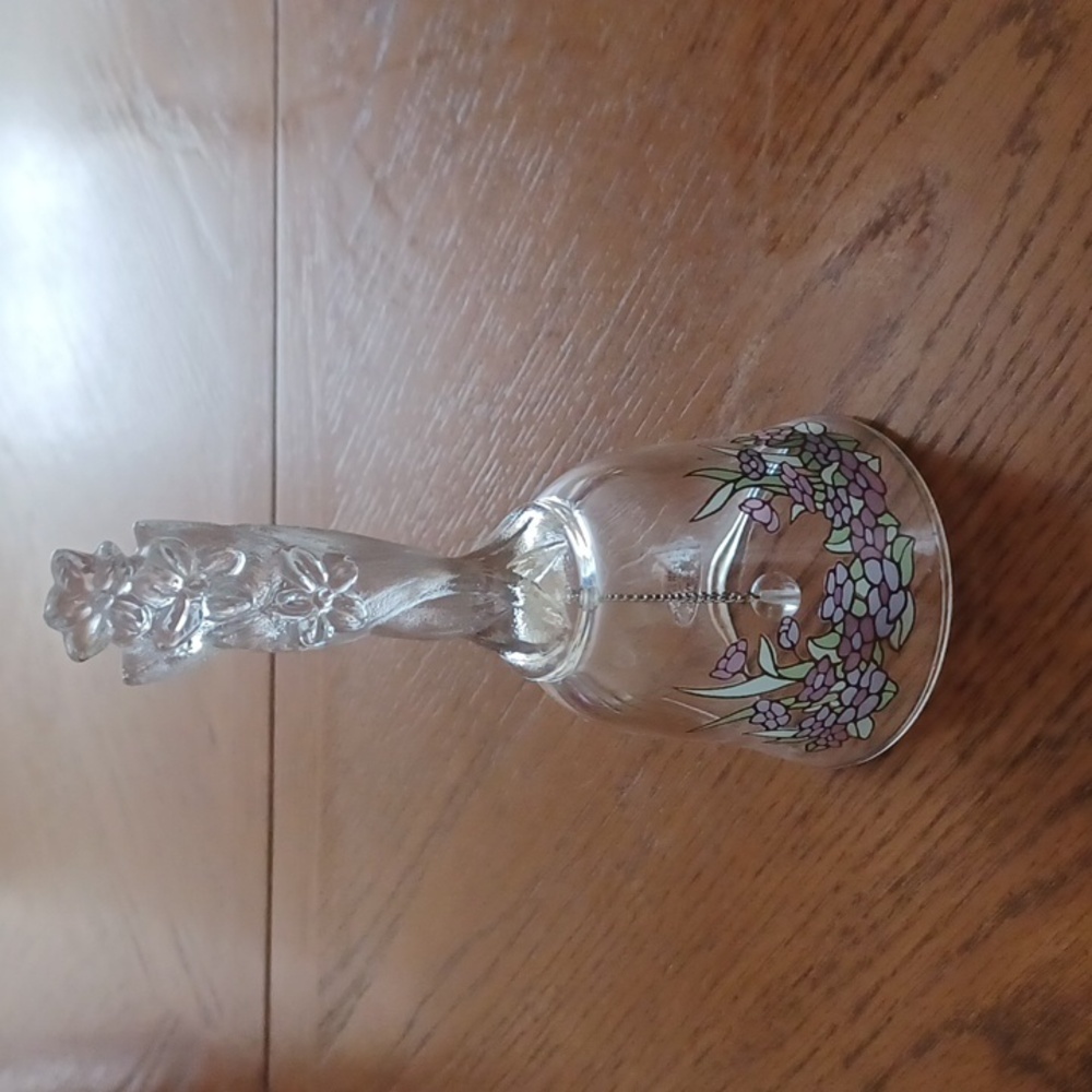 Vintage Avon "Floral Fantasy" Bell 1992-Lead Crystal